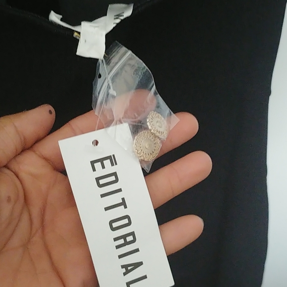 NWT honey suckle | dark wash denim midi dress - Picture 7 of 7